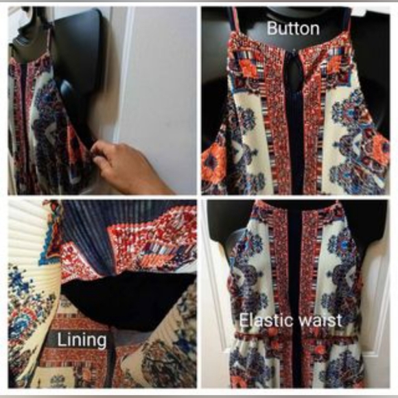 Established 1962 dressbarn size 14 multicolor maxi dress - Picture 9 of 11